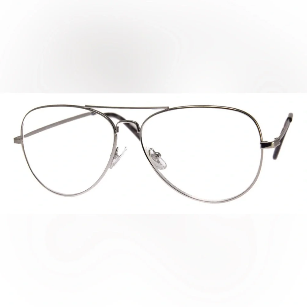 COPY - NEW A.J. Morgan Silver Unisex In Command Reading Glasses +1.50